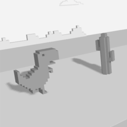 Play T-Rex Run 3D now!