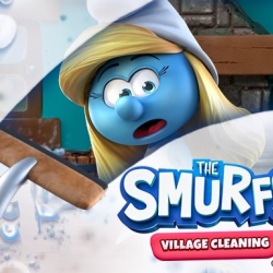 Play The Smurfs Village Cleaning now!