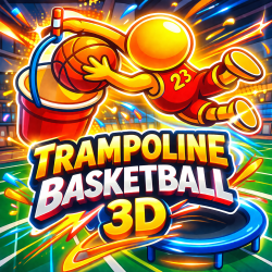 Play Trampoline Basketball 3D now!