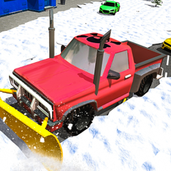 Play Winter Snow Plow Jeep Driving now!