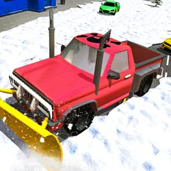 PLay Winter Snow Plow Jeep Driving now!