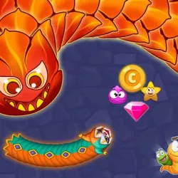 PLay Worm Hunt - Snake game iO zone now!