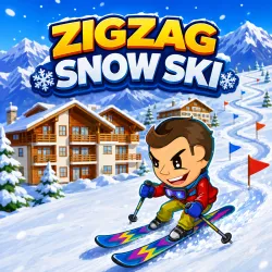 PLay ZigZag Snow Ski now!