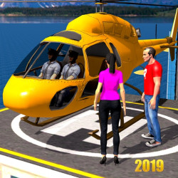 Play Helicopter Taxi Tourist Transport now!