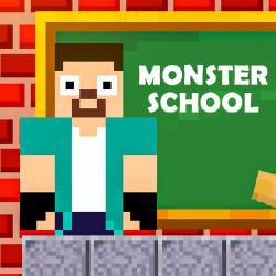 Play Herobrine vs Monster School now!