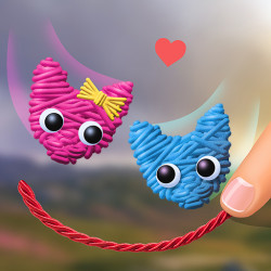 Play Love Cats Rope now!