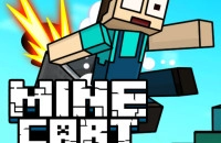Play Mine Cart Noob now!