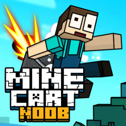 Play Mine Cart Noob now!