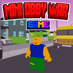 Play Mini Obby War Game now!