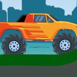 PLay Monster Truck Hill Driving 2D now!