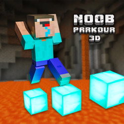 Play Noob Parkour 3D now!