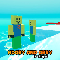 Play Nooby And Obby 2 Player now!