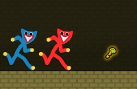 Play Red and Blue Stickman Huggy now!