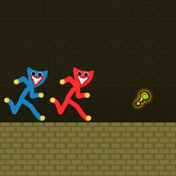Play Red and Blue Stickman Huggy now!