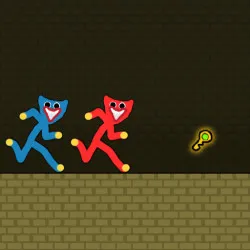 PLay Red and Blue Stickman Huggy now!