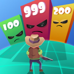 Play Shoot Block Rush 3D now!