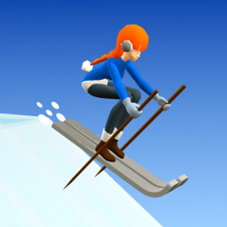 Play Ski Rush 3D now!