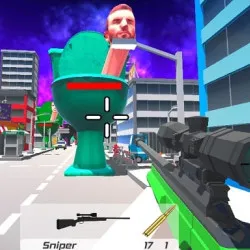 PLay Skibidi Toilet FPS Shooting Survival now!