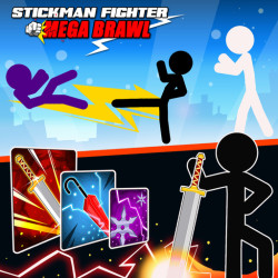 Play Stickman Fighter : Mega Brawl now!