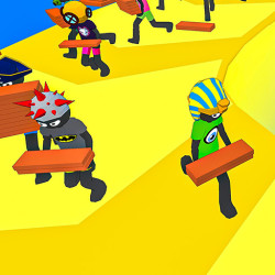 Play Stickman Planks Fall now!