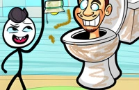 Play Stickman Troll- Thief Puzzle now!