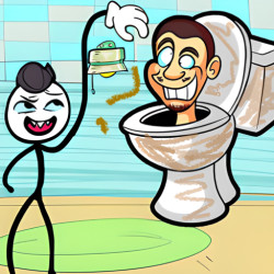 Play Stickman Troll- Thief Puzzle now!