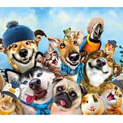 PLay Winter Pets Puzzle now!