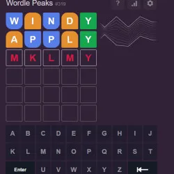 PLay Wordle Peaks now!