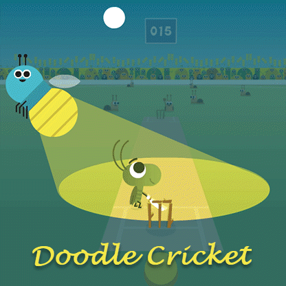 My best score on google doodle cricket!